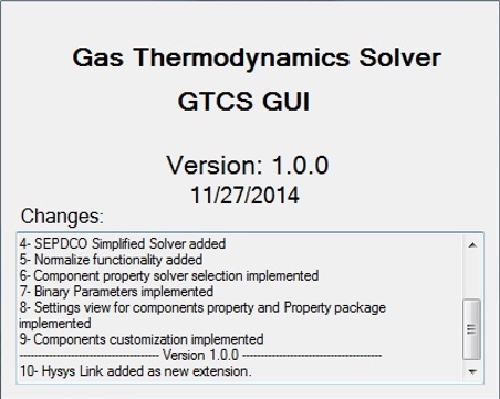 نرم‌افزار تخمين خواص ترموديناميک در خطوط انتقال گاز (GTCS)